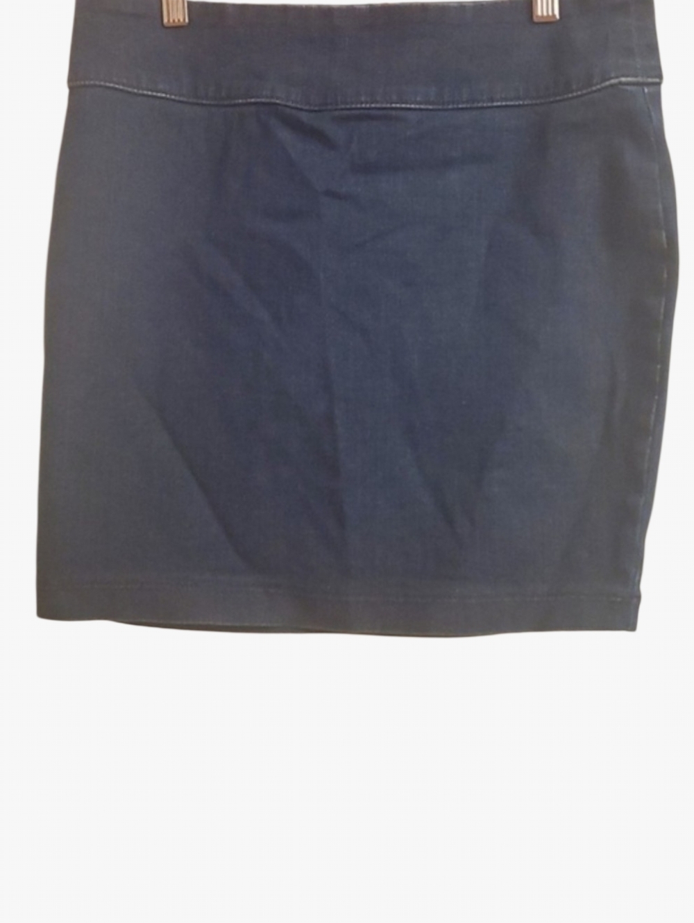 Pink Victoria's Secret Dark Wash Denim Mini Skirt M Size Medium